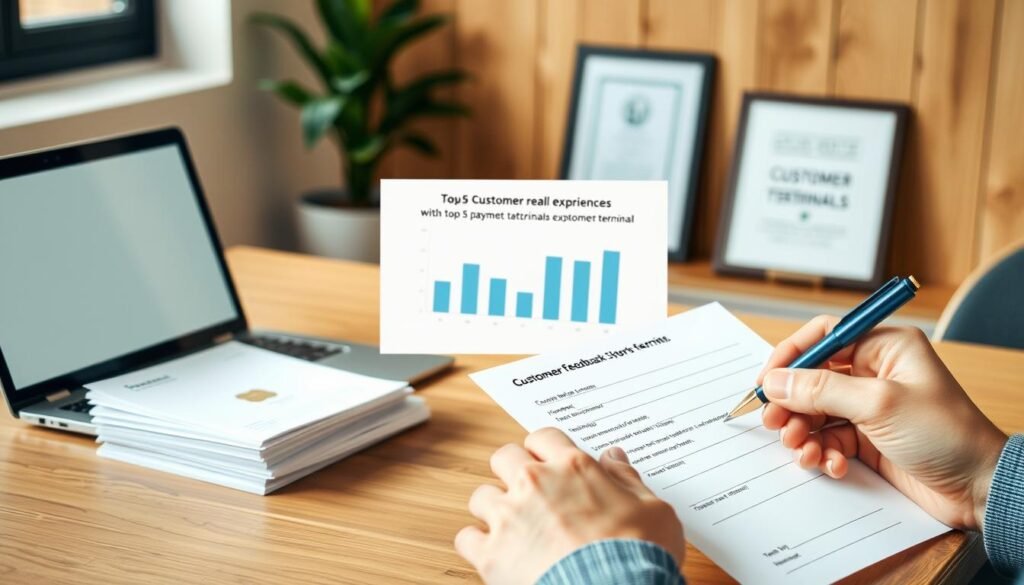 feedback de clientes sobre maquininhas
