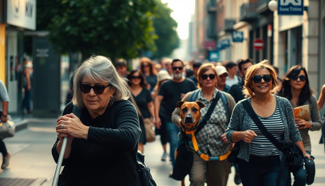 pessoas deficiência visual