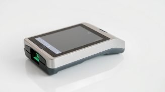 maquininha com leitor biometrico